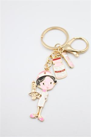 Hemşire Meslek Anahtarlık - Altın