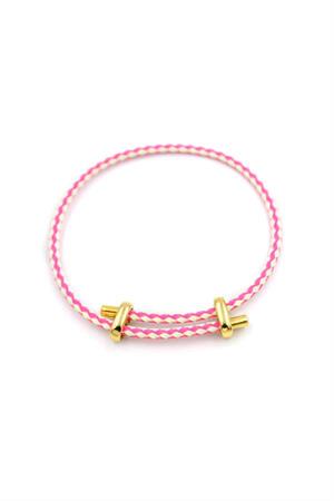 Hasır Bileklik - Fuşya