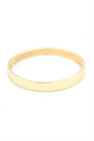 Kalın Ajda Bilezik - Altın