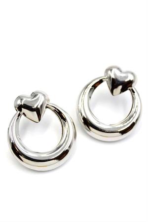 Kalp Küpe - Gümüş