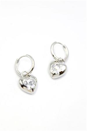 Kalp Küpe - Gümüş