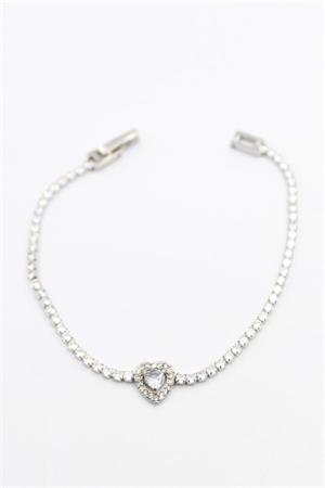 Kalp Su Yolu Bileklik - Gümüş
