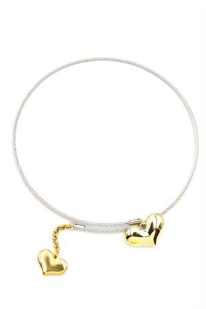 Kalp Tasma Kolye - Gümüş