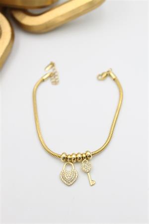 Kalp Xuping Bileklik - Altın