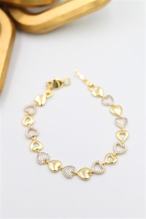 Kalp Xuping Vip Bileklik - Altın