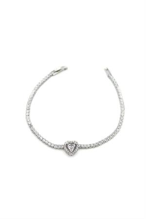 Kalpli Su Yolu Bileklik - Gümüş