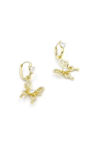 Kelebek Küpe - Altın