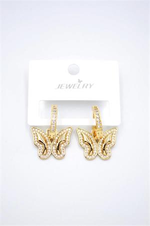 Kelebek Küpe - Altın