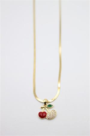 Kiraz Kolye - Altın