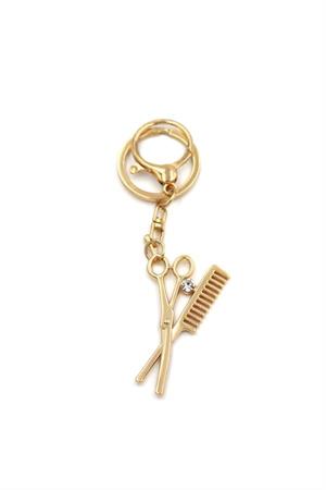 Kuaför Meslek Anahtarlık - Altın