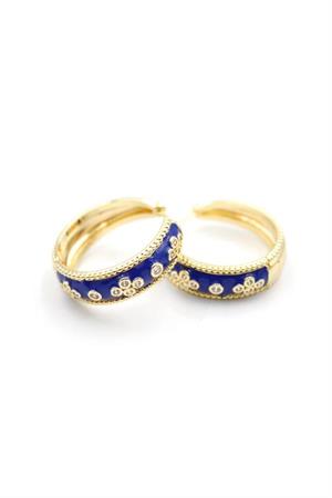 Mineli Vc Yonca Küpe - Mavi