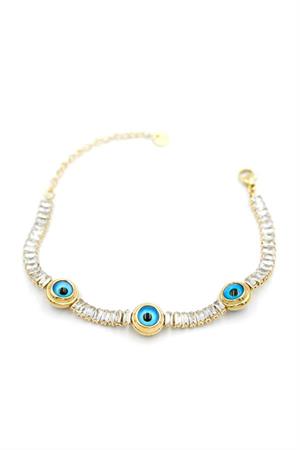 Nazar Su Yolu Bileklik - Altın