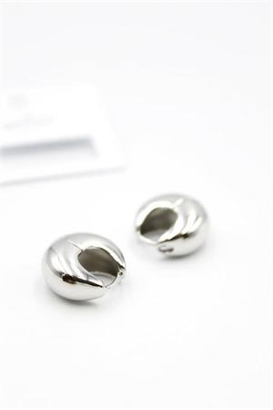 Oval Halka Küpe - Gümüş