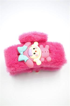 Peluş Tırmık Toka - Pembe