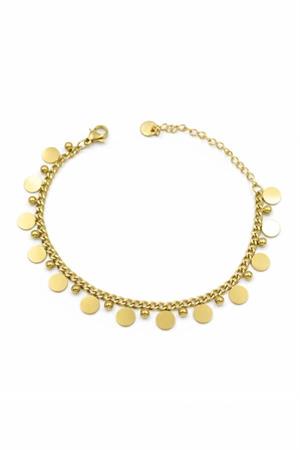 Pullu Bileklik - Altın