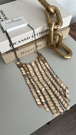 Pullu Kolye - Altın