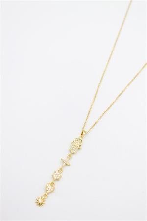 Şans Y Kolye - Altın