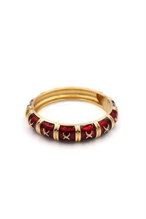 TF Sim Mineli Bilezik - Kırmızı