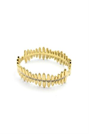 Taşlı Bilezik - Altın