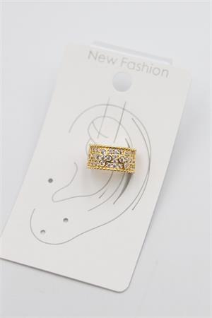 Taşlı Kıkırdak Küpe - Altın