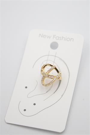 Taşlı Kıkırdak Küpe - Altın