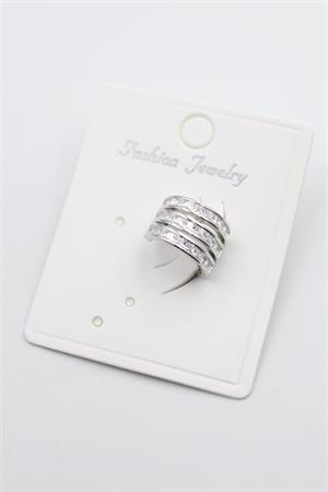 Taşlı Kıkırdak Küpe - Gümüş