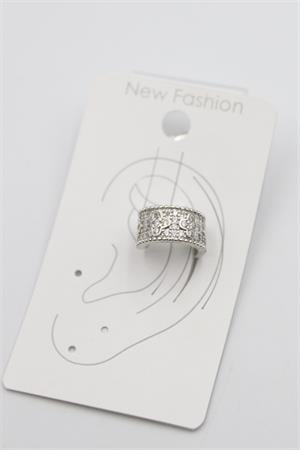 Taşlı Kıkırdak Küpe - Gümüş