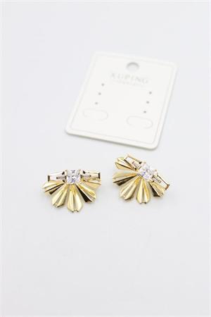 Taşlı Küpe - Altın