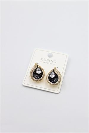 Taşlı Küpe - Altın