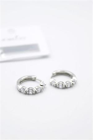 Taşlı Küpe - Gümüş