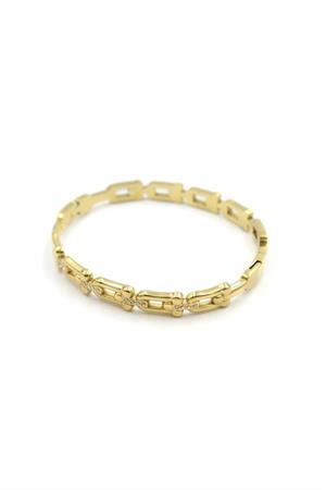 Taşlı Tf Bilezik - Altın