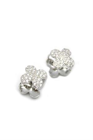 Taşlı Vc Küpe - Gümüş