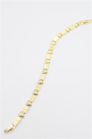 Taşlı Vip Bileklik - Altın