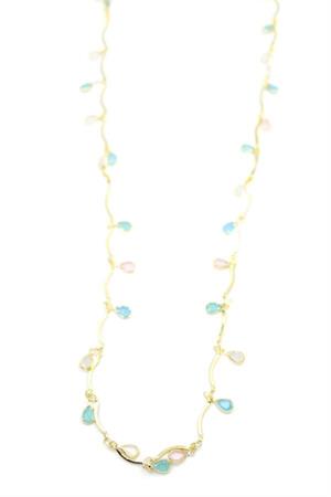 Taşlı Y Kolye - Altın