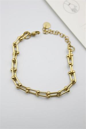 Tf Zincir Bileklik - Altın