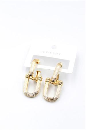 Tf Zincir Küpe - Altın