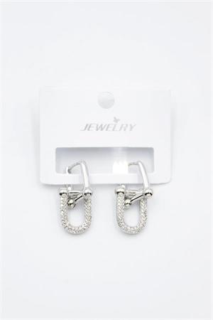 Tf Zincir Küpe - Gümüş