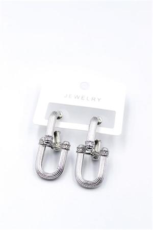 Tf Zincir Küpe - Gümüş