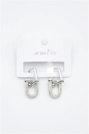 Tf Zincir Küpe - Gümüş