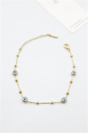 Top Nazar Bileklik - Altın