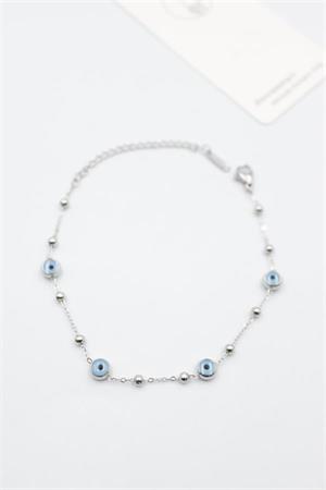 Top Nazar Bileklik - Gümüş