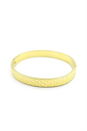 Üçgen Dilimli Bilezik - Altın