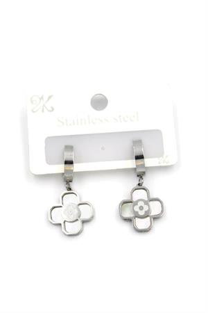 VC Yonca Halka Küpe - Gümüş