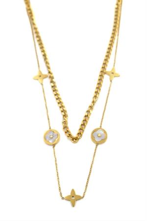 Vc Yonca Kolye - Altın