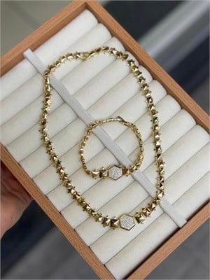 Xuping Set  Kolye - Altın