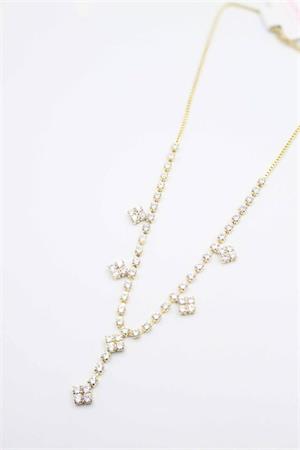 Xuping Taşlı Kolye - Altın