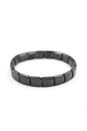 Yazısız Nomi Bilezik - Siyah