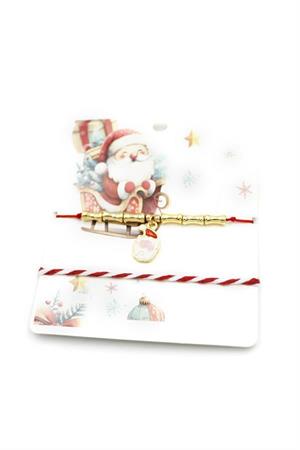 Yeni Yıl İp Bileklik - Kırmızı