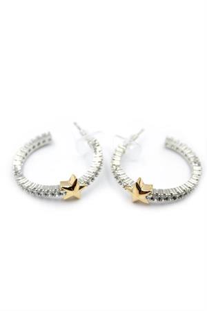 Yıldız Küpe - Gümüş