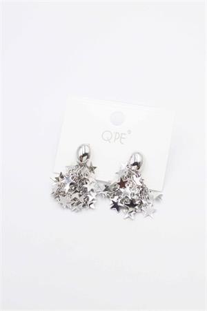 Yıldız Pullu Küpe - Gümüş